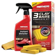 Kit Detalhamento Automotivo Mothers California Gold: Barra de Argila e Microfibra para Brilho Intenso - imagem 1