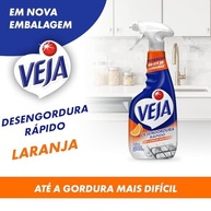 Veja Limpador Spray Desengordurante Gold Cozinha Laranja 500ml - Limpeza Rápida e Eficiente - imagem 5