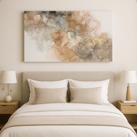 Quadro Decorativo Abstrato Rose Gold Moderno - Tela Canvas sem Moldura para Sala e Quarto - imagem 3
