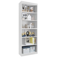 Organizador Livreiro Moderno para Sala e Escritório - Design Gold Branco - imagem 1