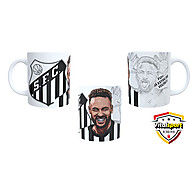 Caneca Santos FC: Celebre a Paixão em Cada Gole! - imagem 1