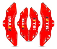 Kit 4 Capas Pinça Freio Vermelha - Jetta, Golf, Passat TSI GTI - Visual Esportivo - imagem 1