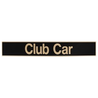 Emblema Dourado e Preto para Club Car DS: Renove o Estilo do Seu Carrinho de Golfe! - imagem 1