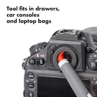 Escova de Limpeza Eletrônica OXO Good Grips - Laranja | Ideal para Teclados, Celulares e Lentes - imagem 3
