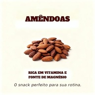 Amêndoa Torrada Sem Sal 1 kg, Natural, Crocante e Rica em Proteínas e Gorduras Boas - imagem 3