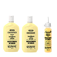 Gota Dourada: Kit Cabelo Forte + Tônico - imagem 1