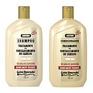 Gota Dourada: Kit Shampoo e Condicionador Químicamente - imagem 1