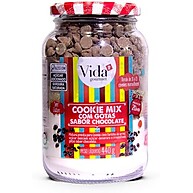 Mix Cookie Sem Glúten Chocolate Vida Gourmet 440g - imagem 4