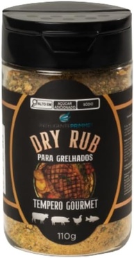 Tempero Gourmet para Grelhados Dry Rub Mistura Seca de Ervas e Especiarias Seco Aromático 110g - imagem 1