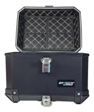 Bau Traseiro Moto GP Tech 45L Preto - Resistente, Impermeável e Seguro - imagem 3