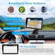 Navegador GPS 22,9cm para Carro, Caminhão e Trailer | Mapas 2025 Atualizados e Voz Real - imagem 4