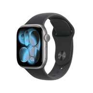 Apple Watch Series 11 GPS 42mm Alumínio Cinza Sideral com Pulseira Preta M/G: Seu Parceiro Inteligente para Saúde e Treino - imagem 1