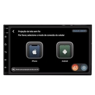 Central Multimídia Universal 7" QLED Android 14: Carplay, Android Auto e GPS Offline - imagem 5