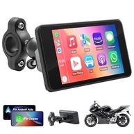 Tela CarPlay Moto 4.7" Sem Fio | GPS, Android Auto, IP67, Bluetooth Duplo - imagem 2