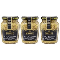 Kit 3 Mostarda Francesa Grãos com Vinho Branco Maille 210 Gr - imagem 2