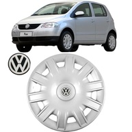 Jogo 4 Calotas Aro 15 VW Fox e Polo (03-09) Grid GR063AR com Adesivo Logo VW Resinado - imagem 3