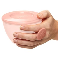 Kit Bowls Easy-Grab Skip Hop Cinza e Coral - Tigelas Ergonômicas com Alça para Bebês - imagem 5