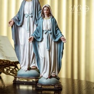 Imagem Nossa Senhora Das Graças em Resina 30cm - Decoração Sagrada com Detalhes Exclusivos - imagem 3