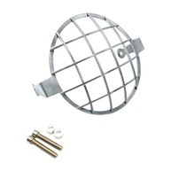 Protetor de Grade para Farol de Moto QccHieUs - Estilo Retrô e Proteção Robusta (Prateado) - imagem 2