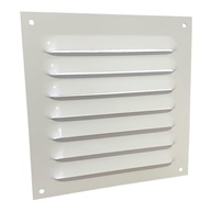 Grade Grelha de Ventilação Quadrada em Alumínio Branca Reforçada 20x20 cm - Ideal para Decoração e Circulação de Ar - imagem 3