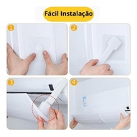 Defletor Ajustável para Ar Condicionado – Grade Direcional com Controle de Fluxo de Ar - imagem 5