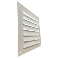 Grade Grelha de Ventilação Quadrada em Alumínio Branca Reforçada 20x20 cm - Ideal para Decoração e Circulação de Ar - imagem 4
