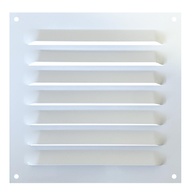 Grade Grelha de Ventilação Quadrada em Alumínio Branca Reforçada 20x20 cm - Ideal para Decoração e Circulação de Ar - imagem 1