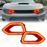 Luz de LED Sequencial para Grade Frontal Dodge Charger SRT/Scat Pack 2015-2019 - DRL e Seta Dinâmica - imagem 2