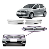 Aplique Friso Grade Dianteira Cromado para Volkswagen Fox 2003 a 2007 | Kit Completo com Design Moderno - imagem 3