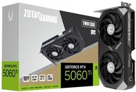 ZOTAC Placa gráfica gamer GeForce RTX 5060 Ti 16GB Twin Edge OC DLSS 4 16GB GDDR7 128-bit 28 Gbps PCIE 5.0 Gaming, IceStorm 2.0 Cooling, SFF-Ready, ZT-B50620H-10M - imagem 1