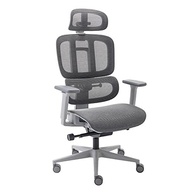 Cadeira de Escritório Ergonômica Presidente com Encosto Bipartido e Braços 6D - Mesh Premium Grafite - imagem 2