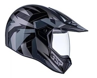 Capacete Moto Bieffe 3 Sport Hills Grafite Preto Brilhante: Segurança e Estilo para Sua Pilotagem - imagem 4