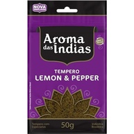 Aromas da Índia Lemon Pepper 50 Gramas - imagem 2