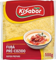 KiSabor Fubá Pré-Cozido Kisabor 500 Gramas - imagem 1