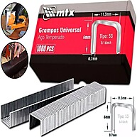 Grampos 8mm Mtx: Fixação Forte e Durável! - imagem 1