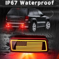 Kit 2 Luzes Refletoras LED Traseiras para Jeep Grand Cherokee WK1 (2005-2010) - Freio, DRL e Seta Sequencial - imagem 5