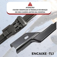Palhetas Limpador Parabrisa Silicone Tiger Auto Específica Fiat Grand Siena 2012-2016 (Par) - imagem 3