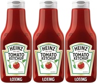 Kit 3 Ketchup Heinz Tradicional 1,033KG GRANDE GIGANTE ORIGINAL - imagem 1
