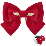 Decoração de Capacete GORGECRAFT: Arco Vermelho Grande com Ventosa e Laço - Estilo Único para Esportes! - imagem 2