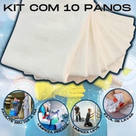 Pano de Chão Grande Grosso Saco 45x70 em Algodão 100% - Kit com 10 Unidades - imagem 4
