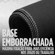 Mouse Pad Gamer Extra Grande Preto 90x40 Ultra Performance Qualidade Premium HighSpeed - imagem 4