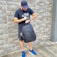 Mochila Grande E Reforçada Impermeável Para Notebook Antifurto Bolsa Executiva Masculina Feminina Trabalho Viagem Escolar Faculdade Cabo De Aço Saída Usb Saída Fone De Ouvido - imagem 3