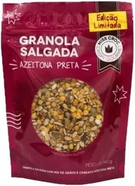 Granola Salgada Azeitona Preta Sem Glúten Miss Croc 140g - imagem 1