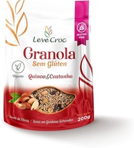 Granola sem glúten Leve Croc Quinoa e Castanha 200g - imagem 1