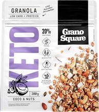 Granola GranoSquare KETO Coco e Nuts 200g - imagem 1