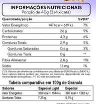 Granola Especial Light (com aveia sem glúten) Cereal Crock 1kg - imagem 3