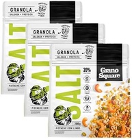 Kit 3X: Granola Salt Pistache com Limão Sem Glúten GranoSquare 200g - imagem 1