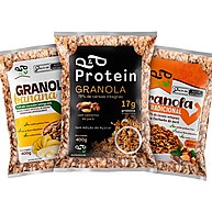 Granola Proteica: Kit 3 Sabores 400g - imagem 1