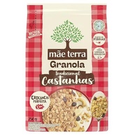 Mãe Terra Granola Tradicional Castanhas Brasileiras 250G - imagem 4