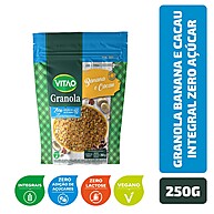 Granola Vitao Banana e Cacau: Zero Açúcar e Integral! - imagem 1